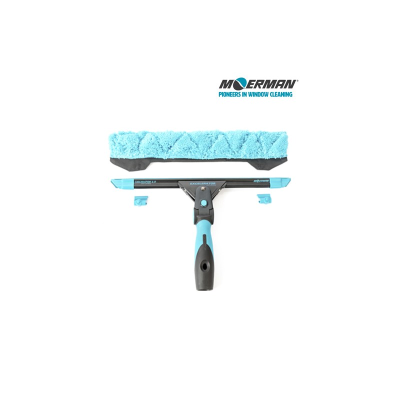 Excelerator Glasreiniger met Liquidator 3. 0+F*Liq Moerman Wand 25, 35 en 45 cm. - Afbeelding 3