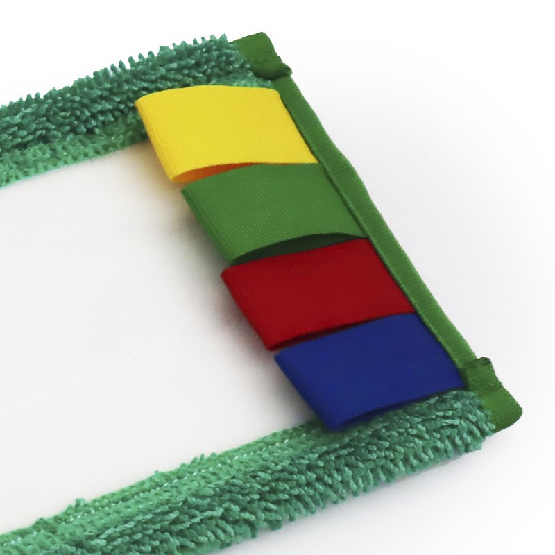 Ecogreen Klittenband Microvezel Mop Vervanging 40 cm. - Afbeelding 3