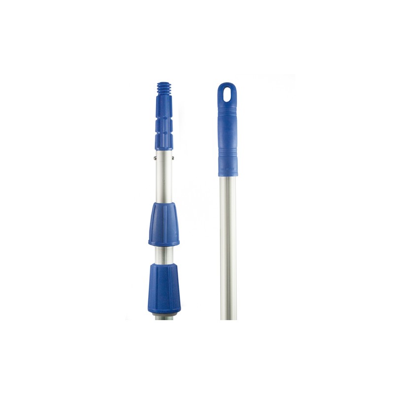 Telescopisch aluminium handvat. Afneembare punt Blauw - Afbeelding 34