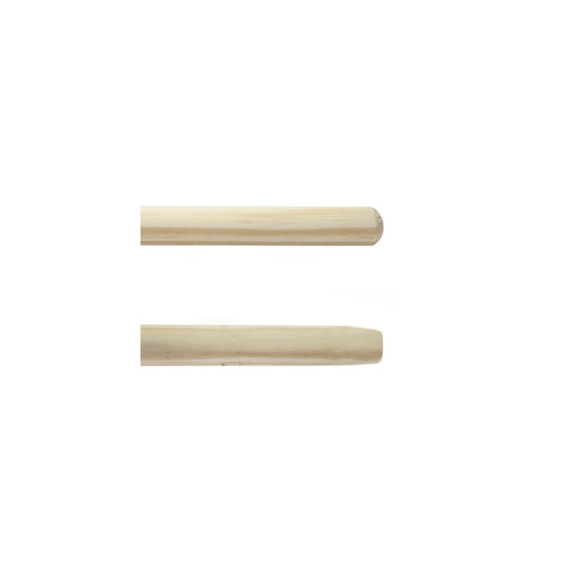Gepolijst houten handvat Ø 28 mm. 1200 mm. zonder schroefdraad - voor klauw